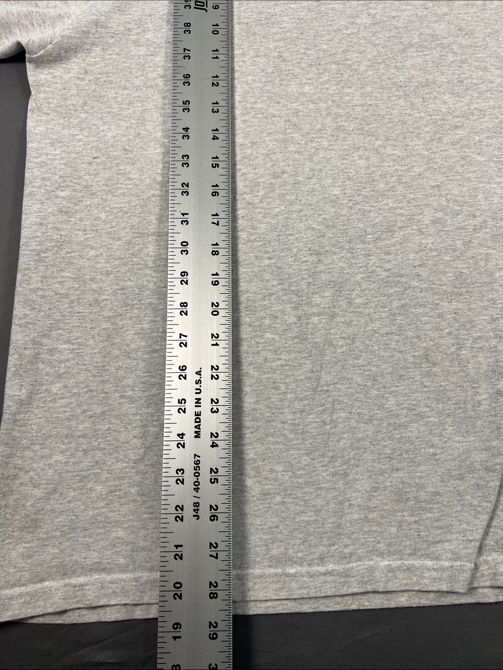 Supreme Gray Small Chest Logo Short Sleeve Tee - Picture 10 of 10